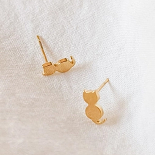 Two Little Cats/Deux Petits Chats Earrings - DIGS