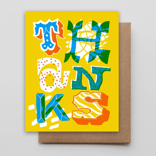 Type Thank You Card - DIGS