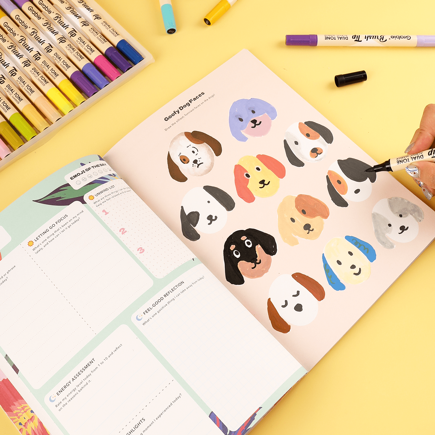 Unwind Every Day Self Care Art Workbook - DIGS