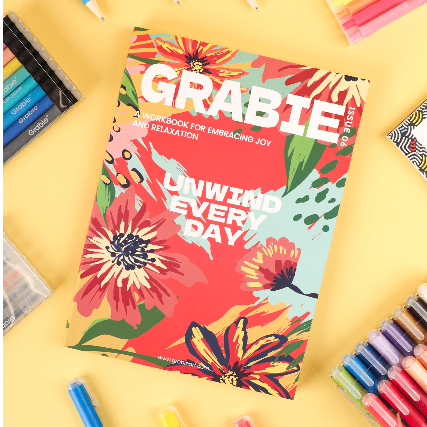 Unwind Every Day Self Care Art Workbook - DIGS