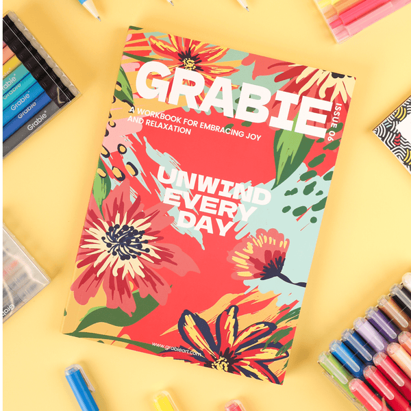 Unwind Every Day Self Care Art Workbook - DIGS