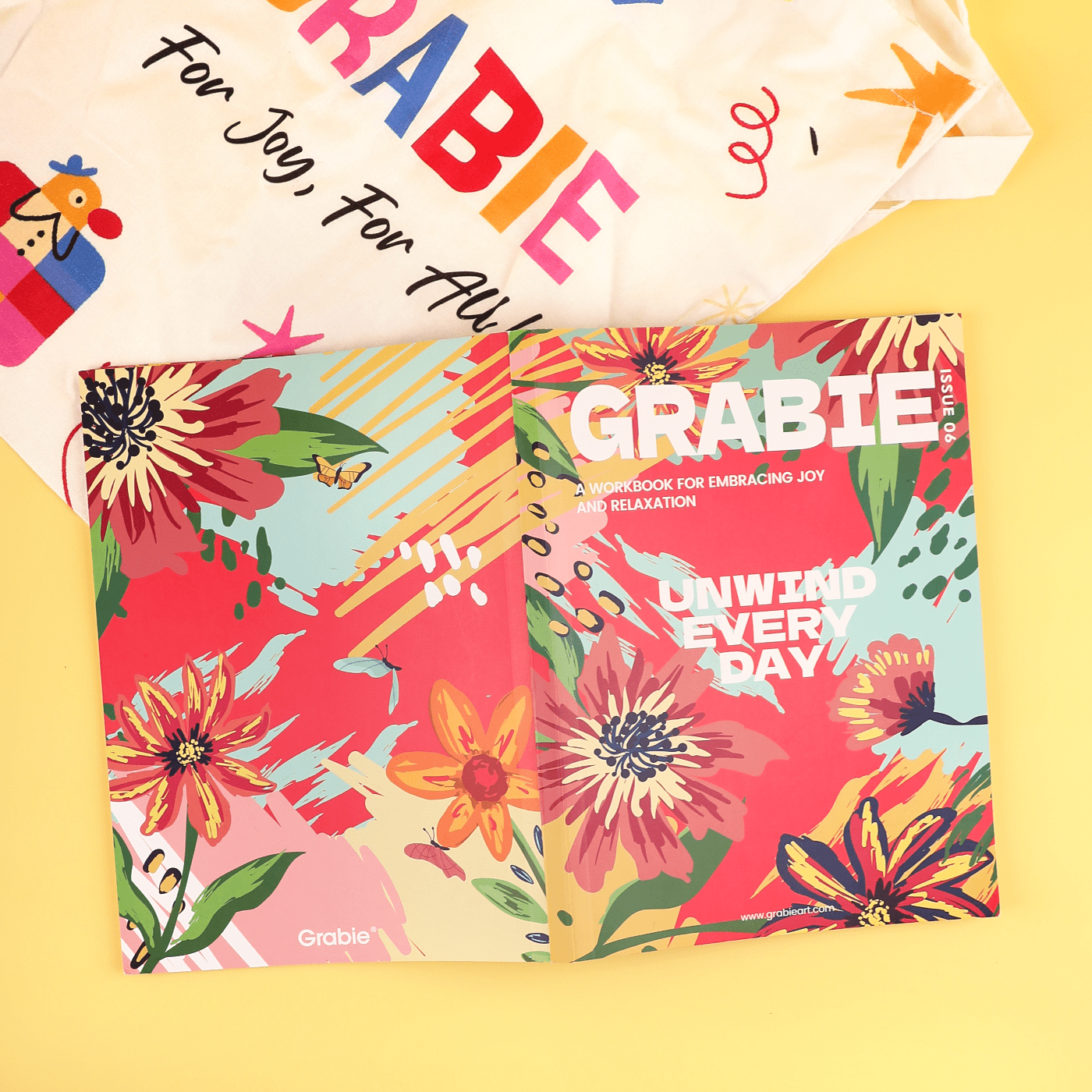 Unwind Every Day Self Care Art Workbook - DIGS