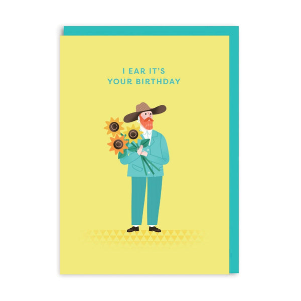 Van Gogh Ear Birthday Card - DIGS