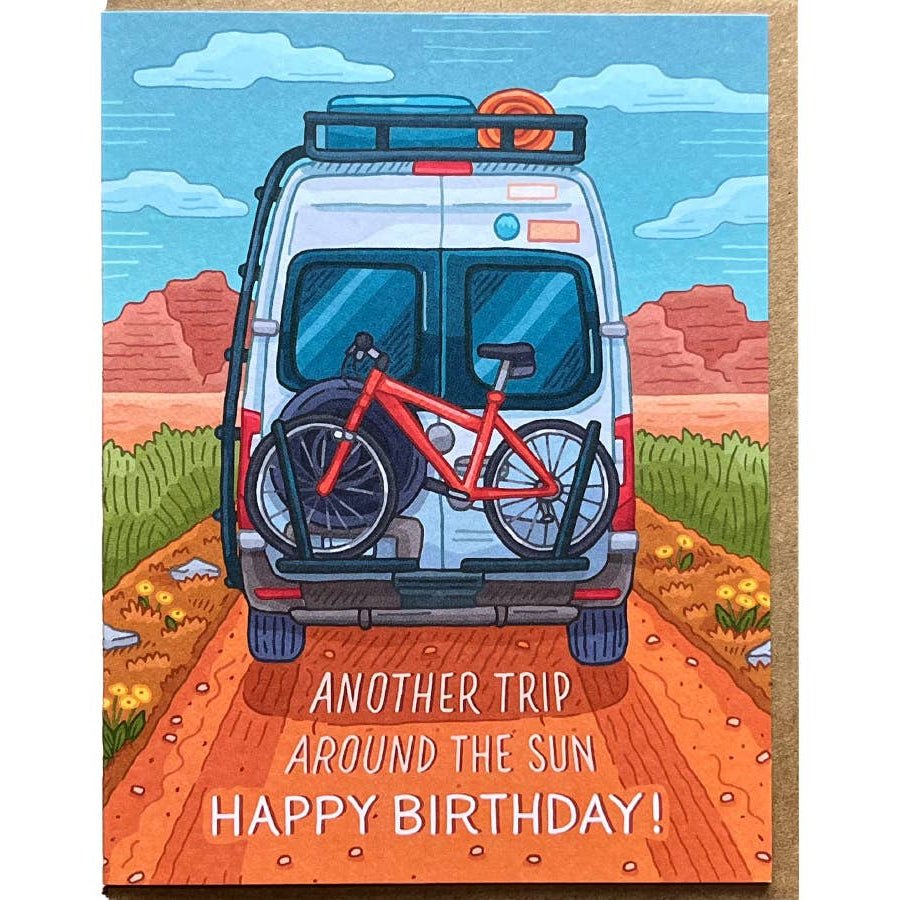 Van Trip Birthday Card - DIGS