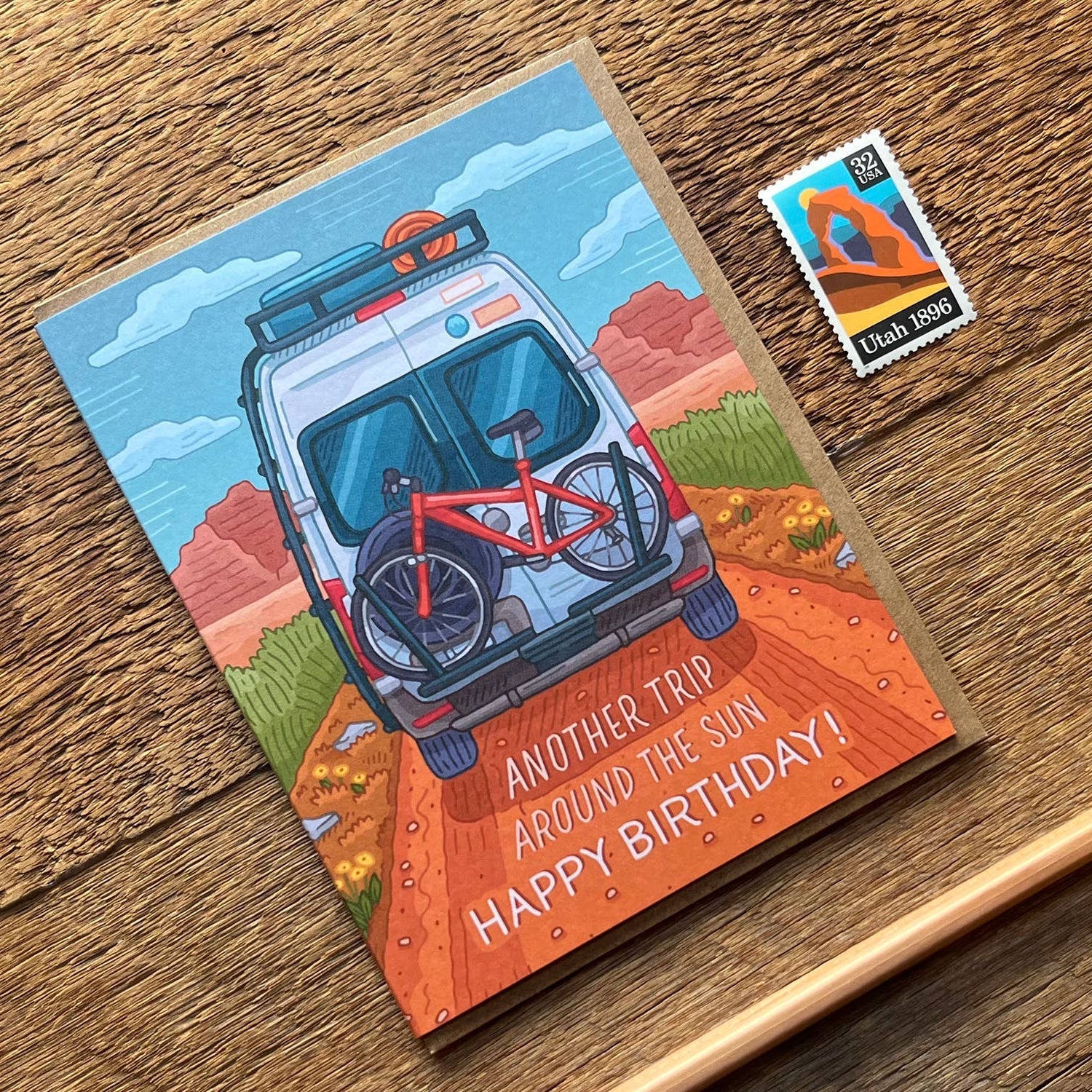 Van Trip Birthday Card - DIGS