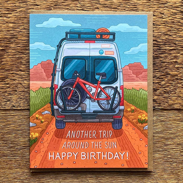 Van Trip Birthday Card - DIGS