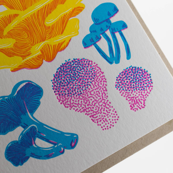 Vibrant Fruiting Fungi Card - DIGS