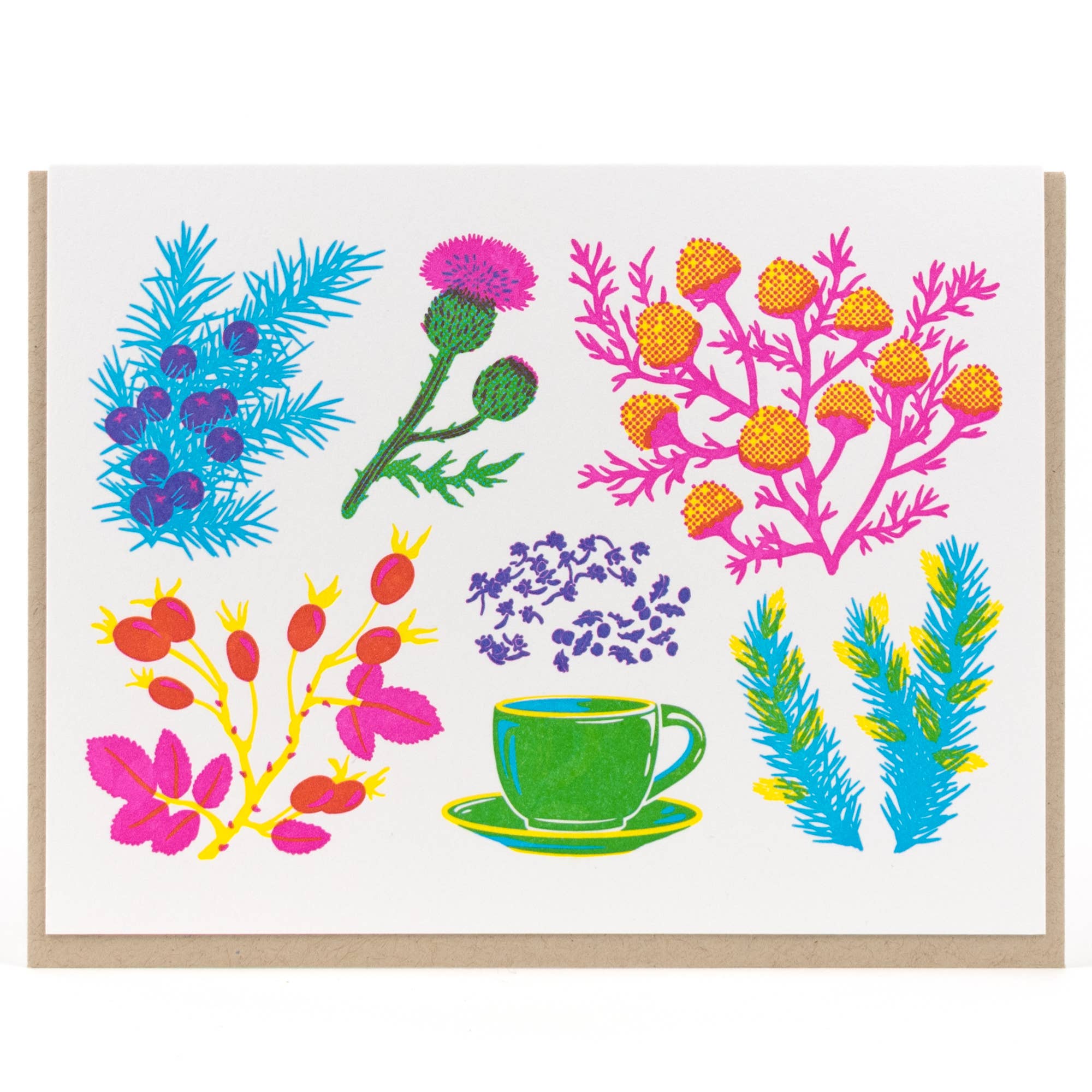 Vibrant Herbal Tea Card - DIGS
