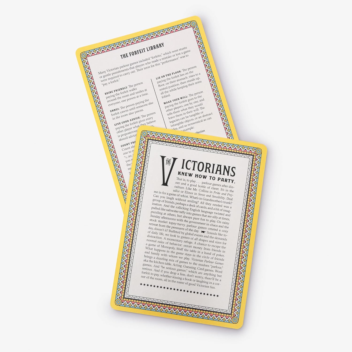 Victorian Parlour Games - DIGS