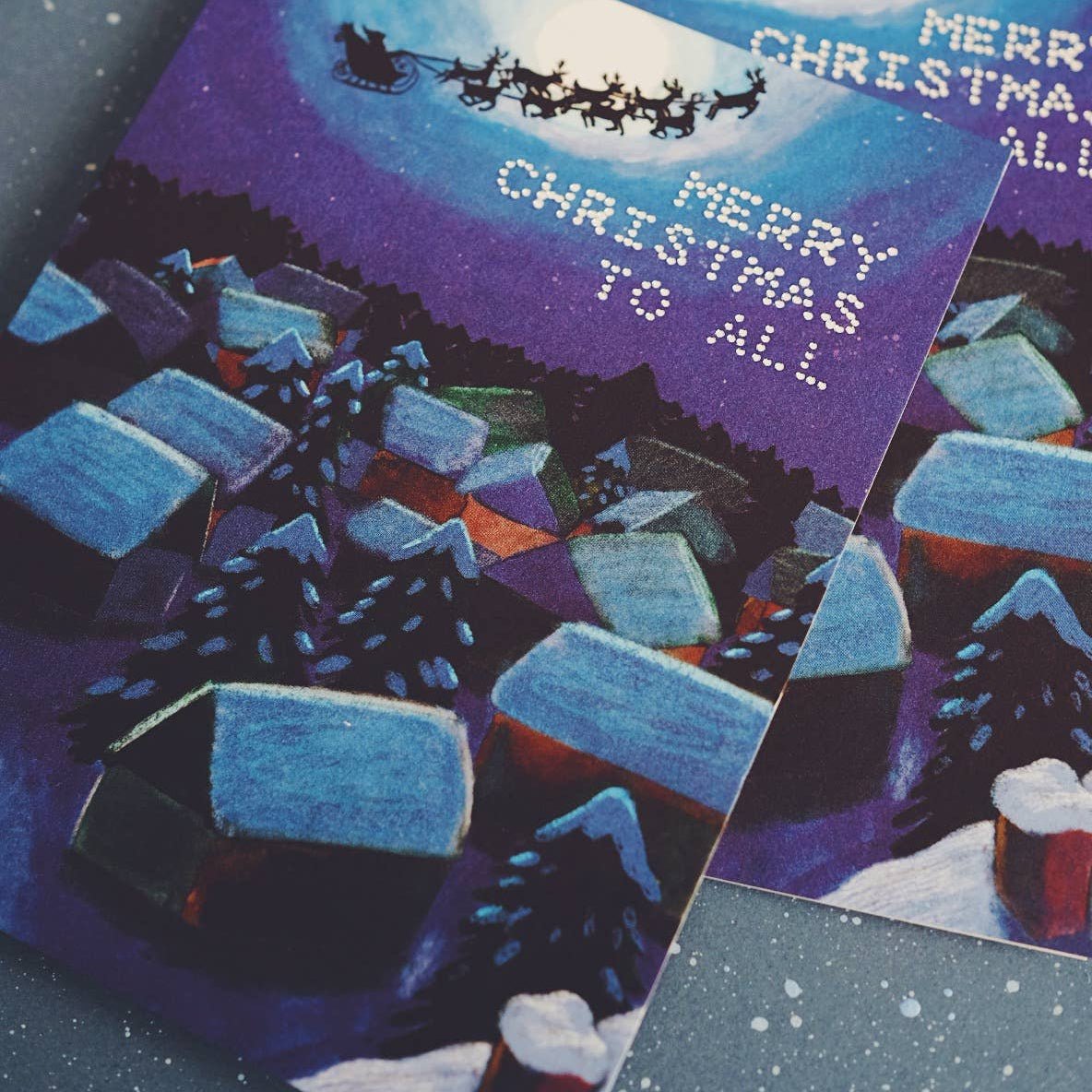 Village Christmas Boxed Cards - DIGS