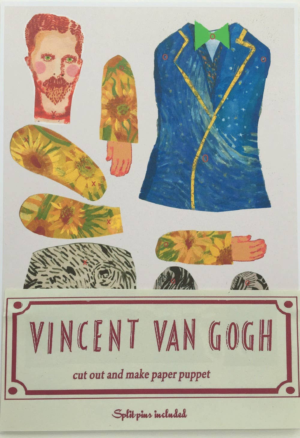 Vincent Van Gogh Cut and Make Puppet - DIGS