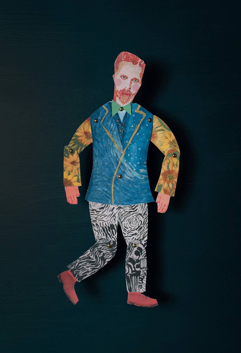 Vincent Van Gogh Cut and Make Puppet - DIGS