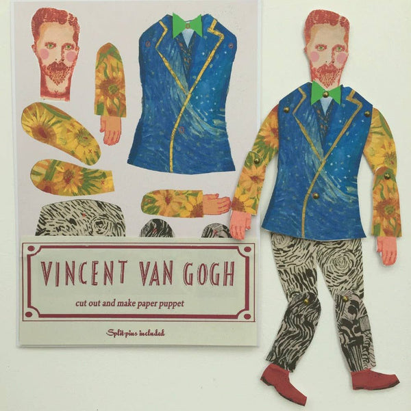 Vincent Van Gogh Cut and Make Puppet - DIGS