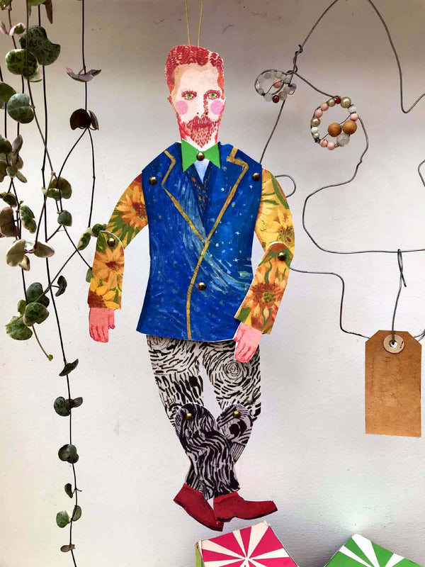 Vincent Van Gogh Cut and Make Puppet - DIGS
