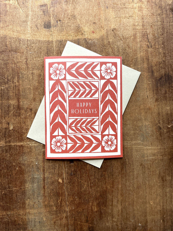 Vine & Flower Holiday Card - DIGS