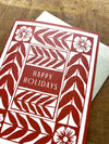 Vine & Flower Holiday Card - DIGS