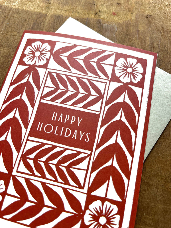 Vine & Flower Holiday Card - DIGS