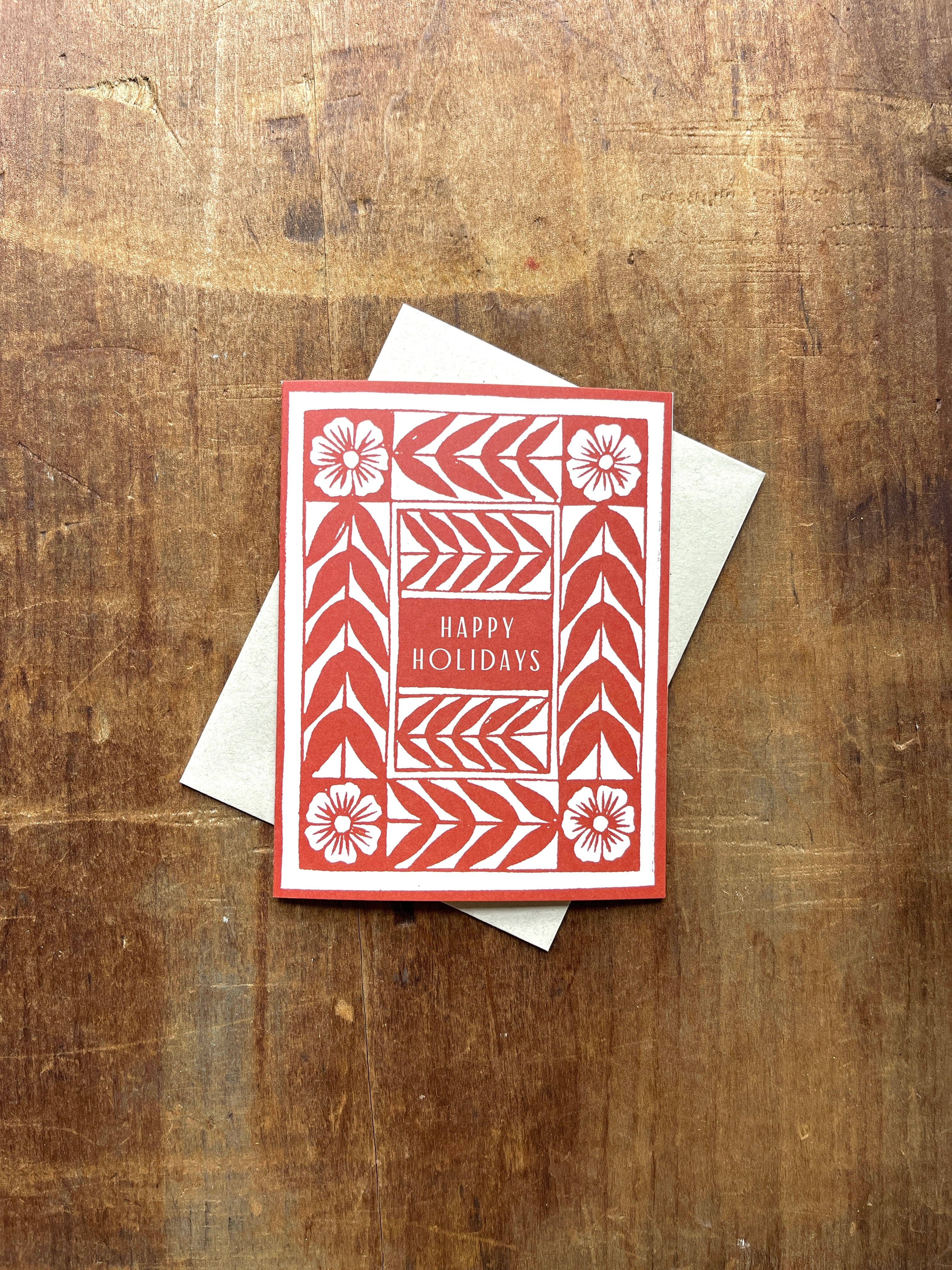 Vine & Flower Holiday Card - DIGS