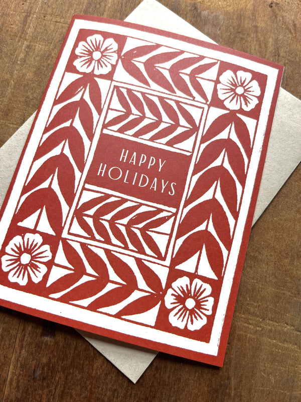 Vine & Flower Holiday Card - DIGS