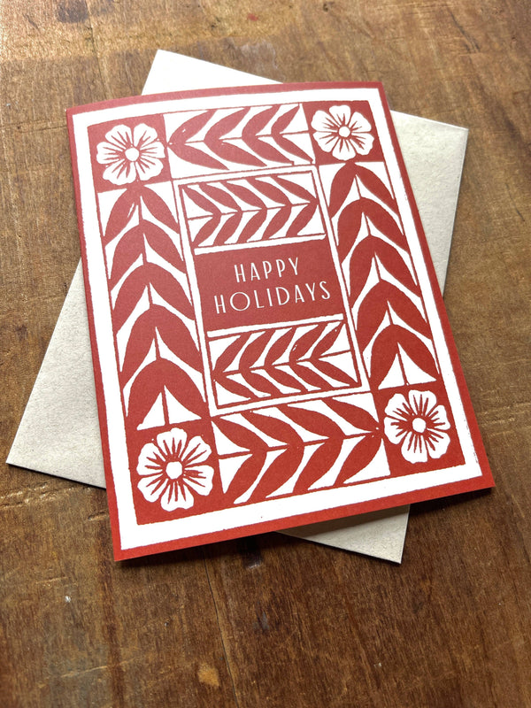 Vine & Flower Holiday Card - DIGS