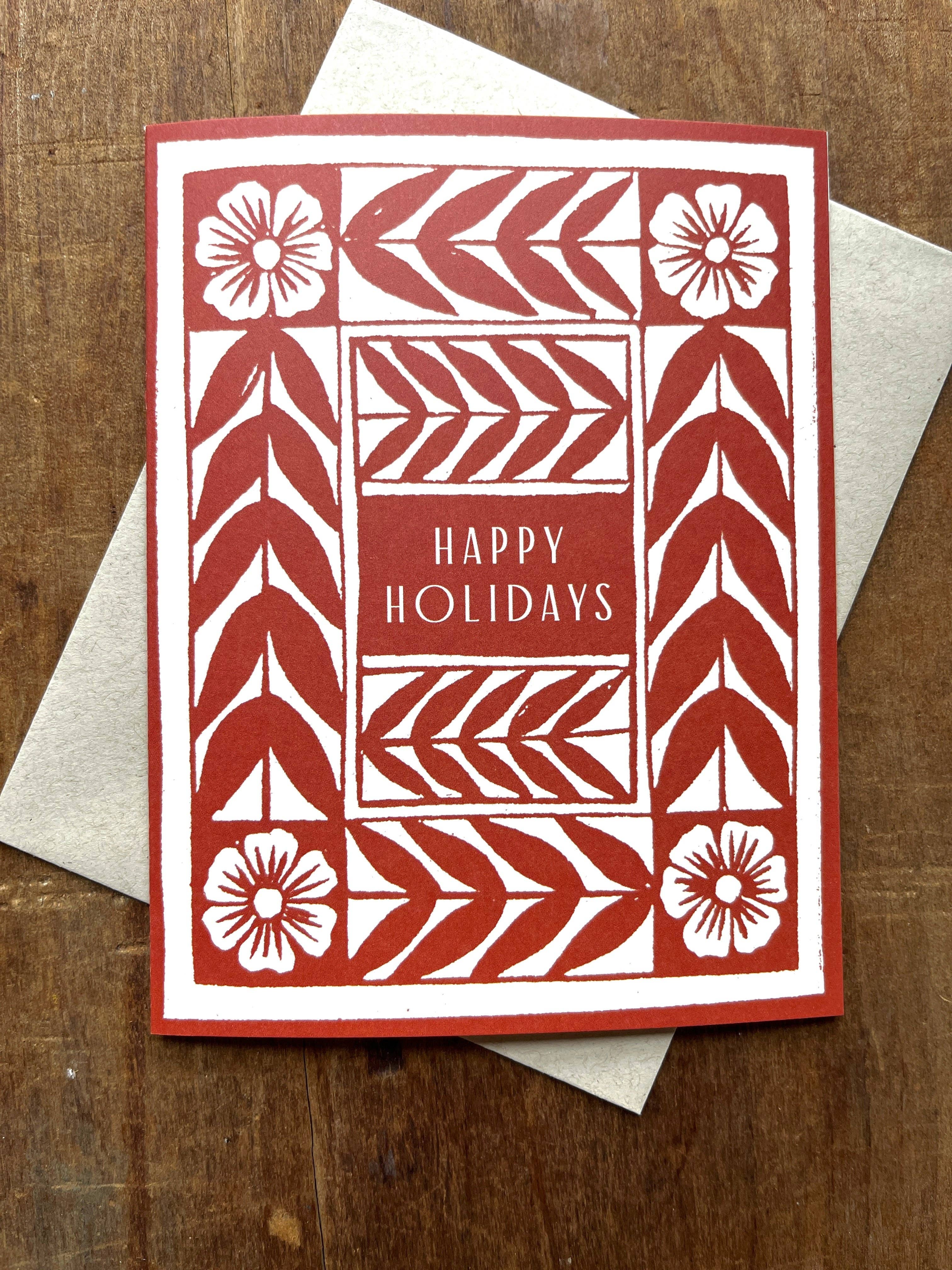 Vine & Flower Holiday Card - DIGS