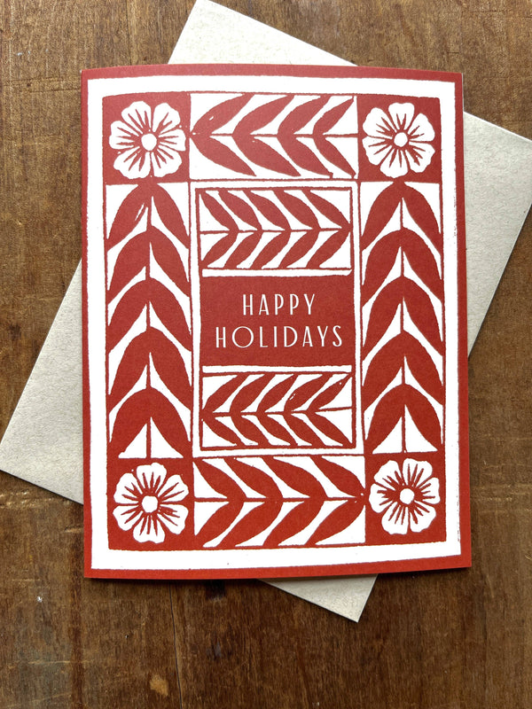 Vine & Flower Holiday Card - DIGS