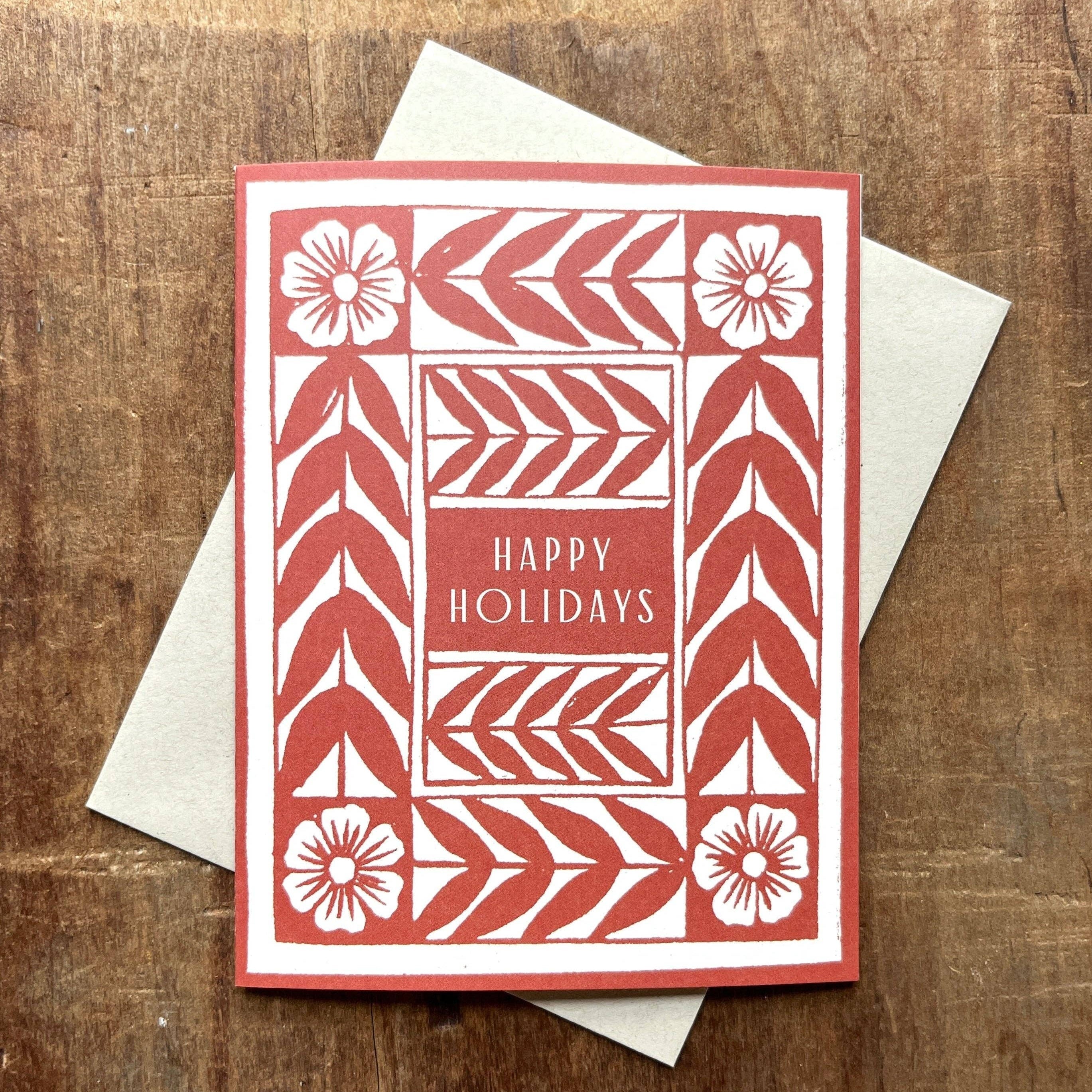 Vine & Flower Holiday Card - DIGS