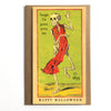 Vintage Skeleton Halloween Card - DIGS