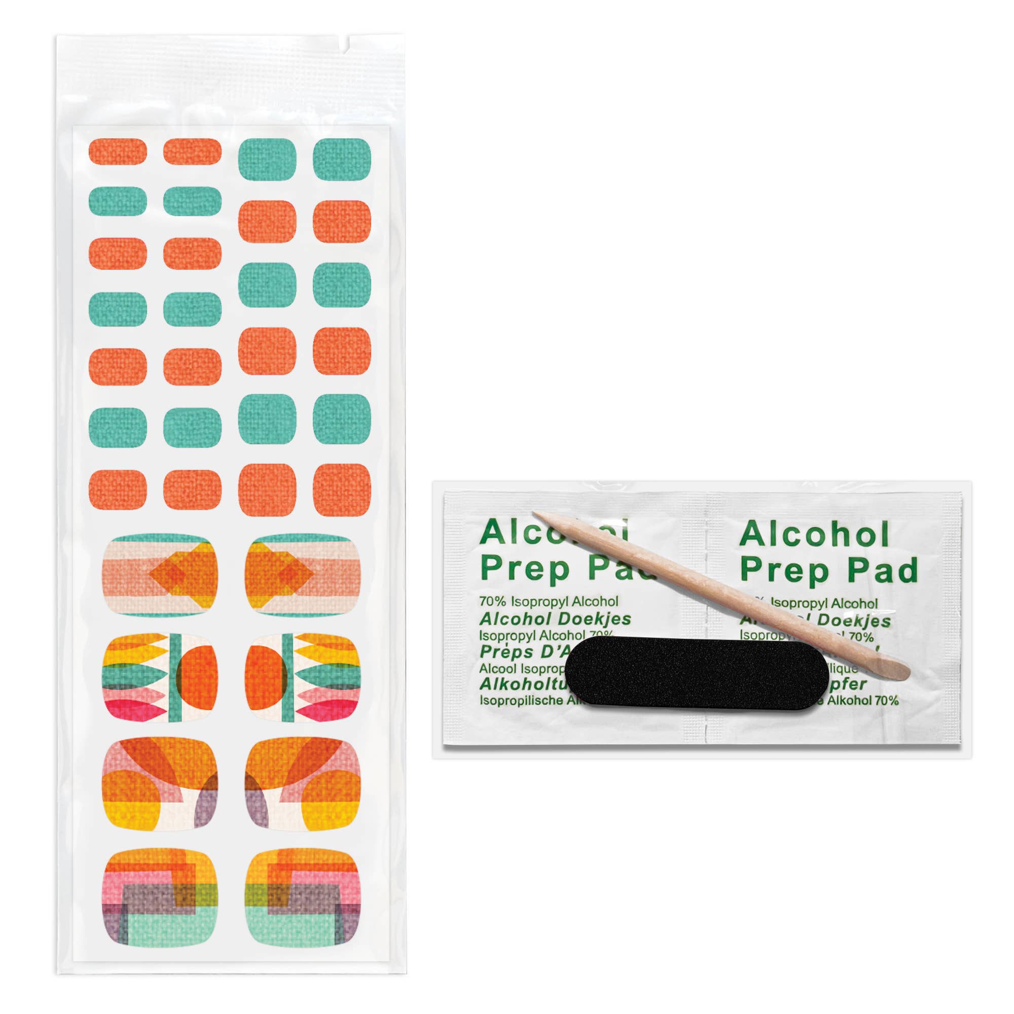 Vivid Sunset Pedi Nail Wrap Kit - DIGS