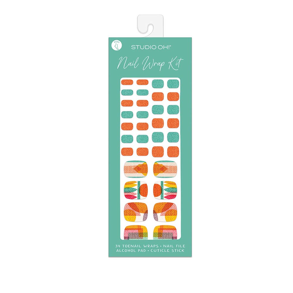 Vivid Sunset Pedi Nail Wrap Kit - DIGS