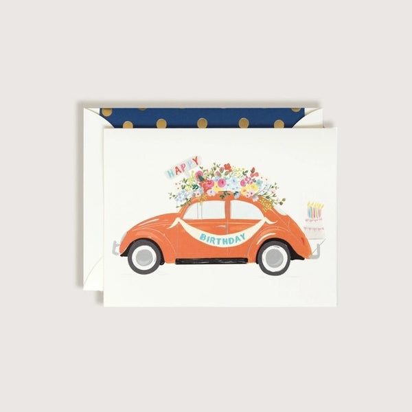 VW Bug Birthday Card - DIGS