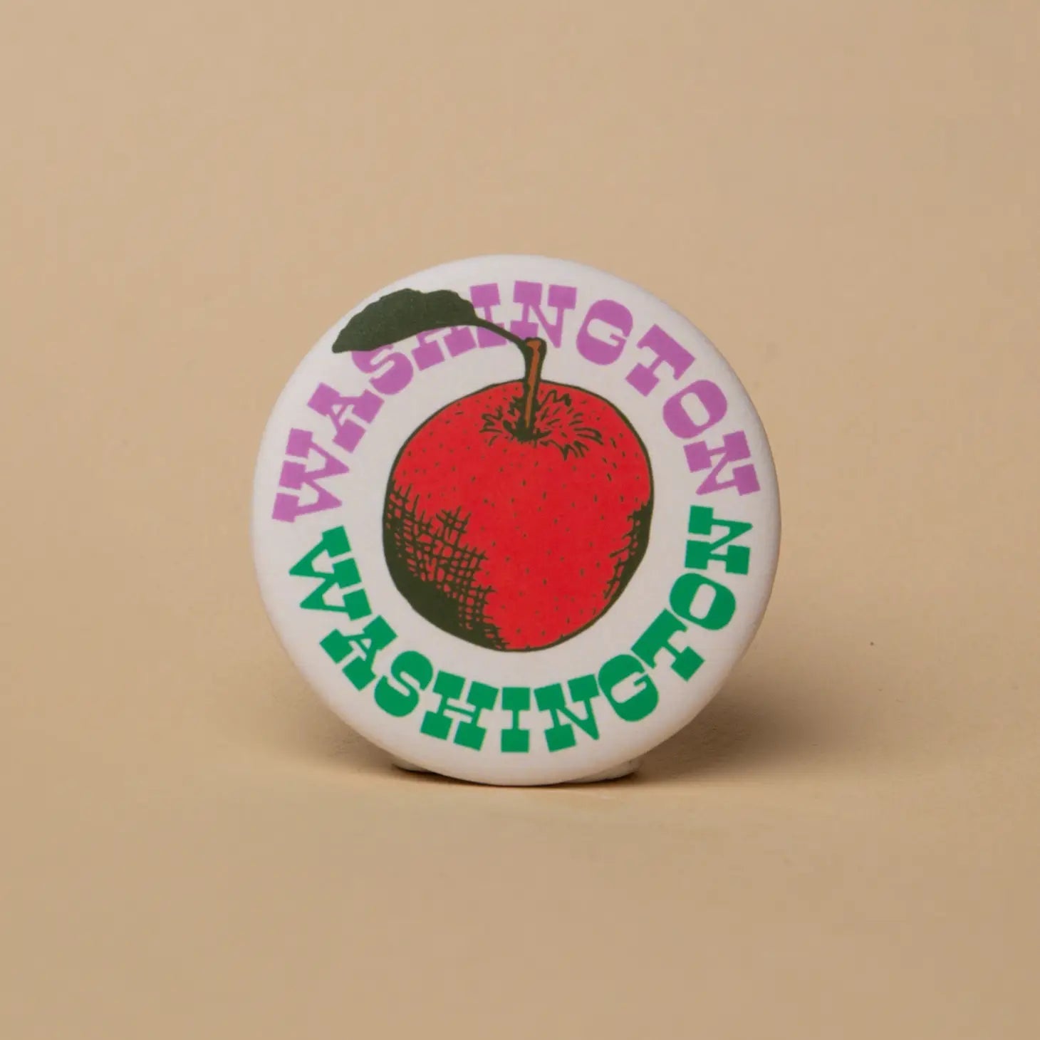 Washington Apple Button - DIGS