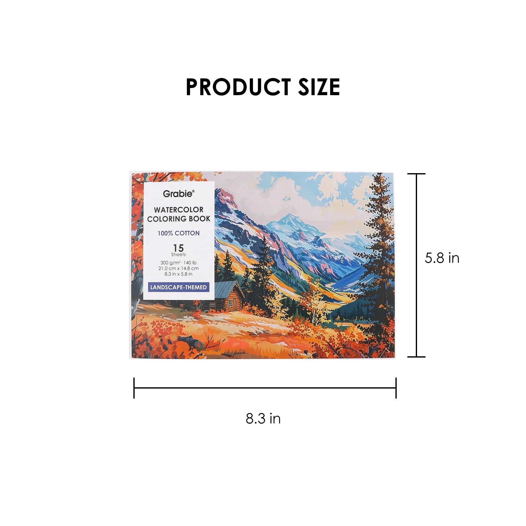 Watercolor Coloring Book: Landscape - DIGS