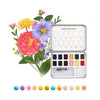 Watercolor Pocket Set of 12 with Brush: Floral Colors - DIGS