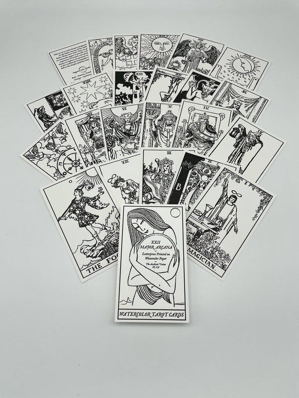 Watercolor Tarot Cards - DIGS