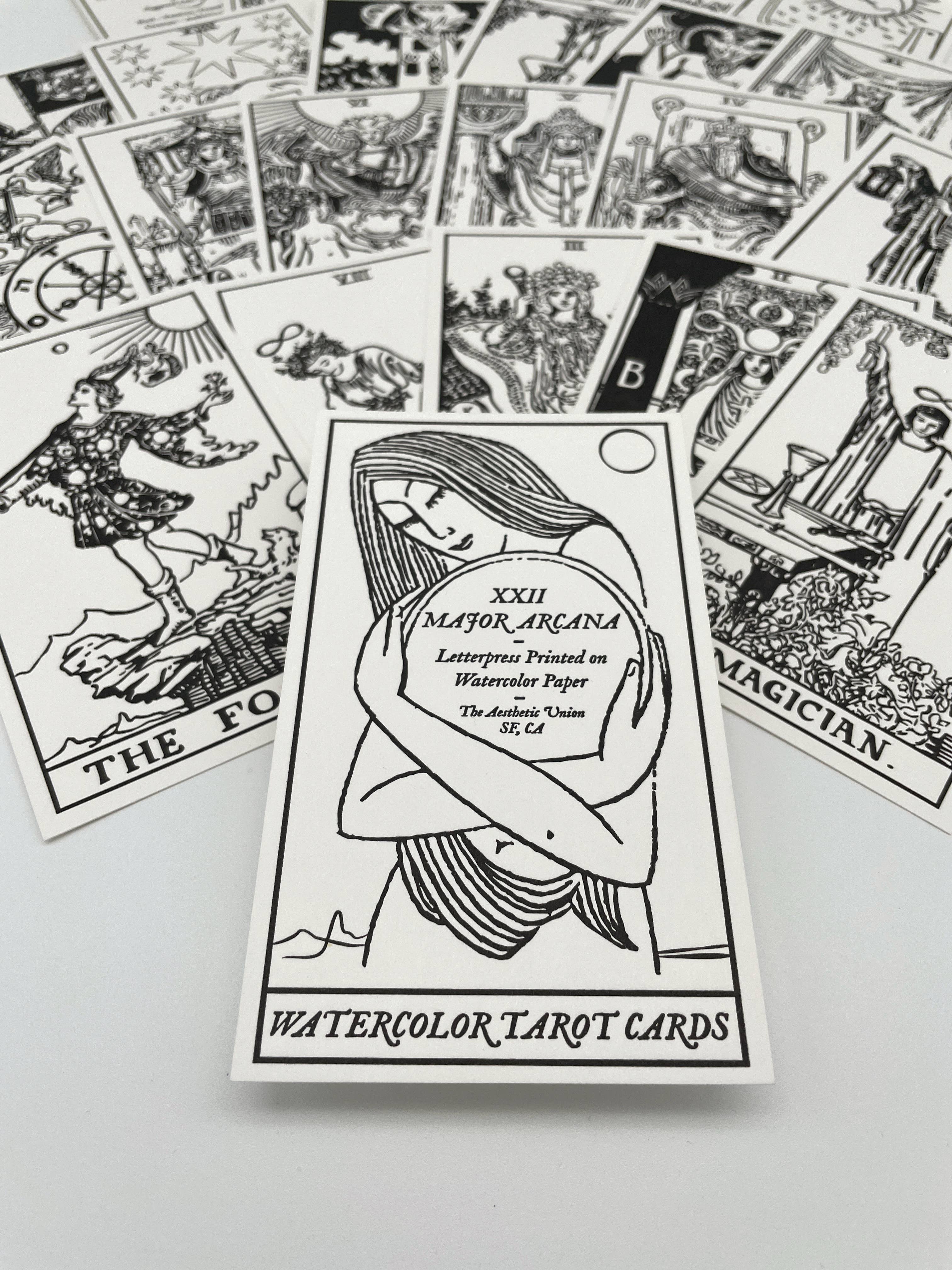 Watercolor Tarot Cards - DIGS