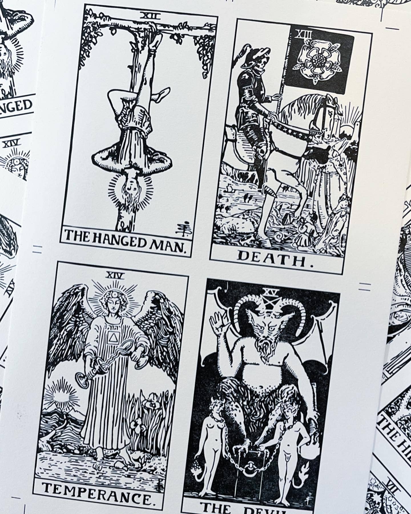 Watercolor Tarot Cards - DIGS