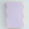 Wavy Shaped Lined Notepad - DIGS