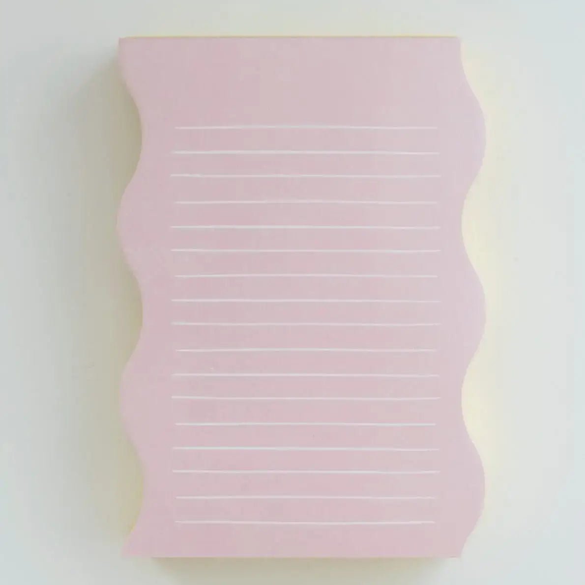 Wavy Shaped Lined Notepad - DIGS