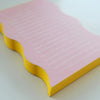 Wavy Shaped Lined Notepad - DIGS