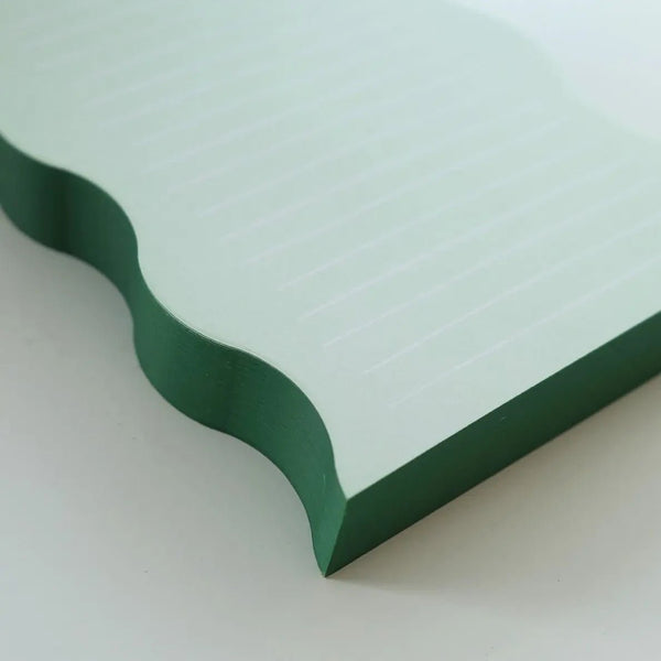 Wavy Shaped Lined Notepad - DIGS