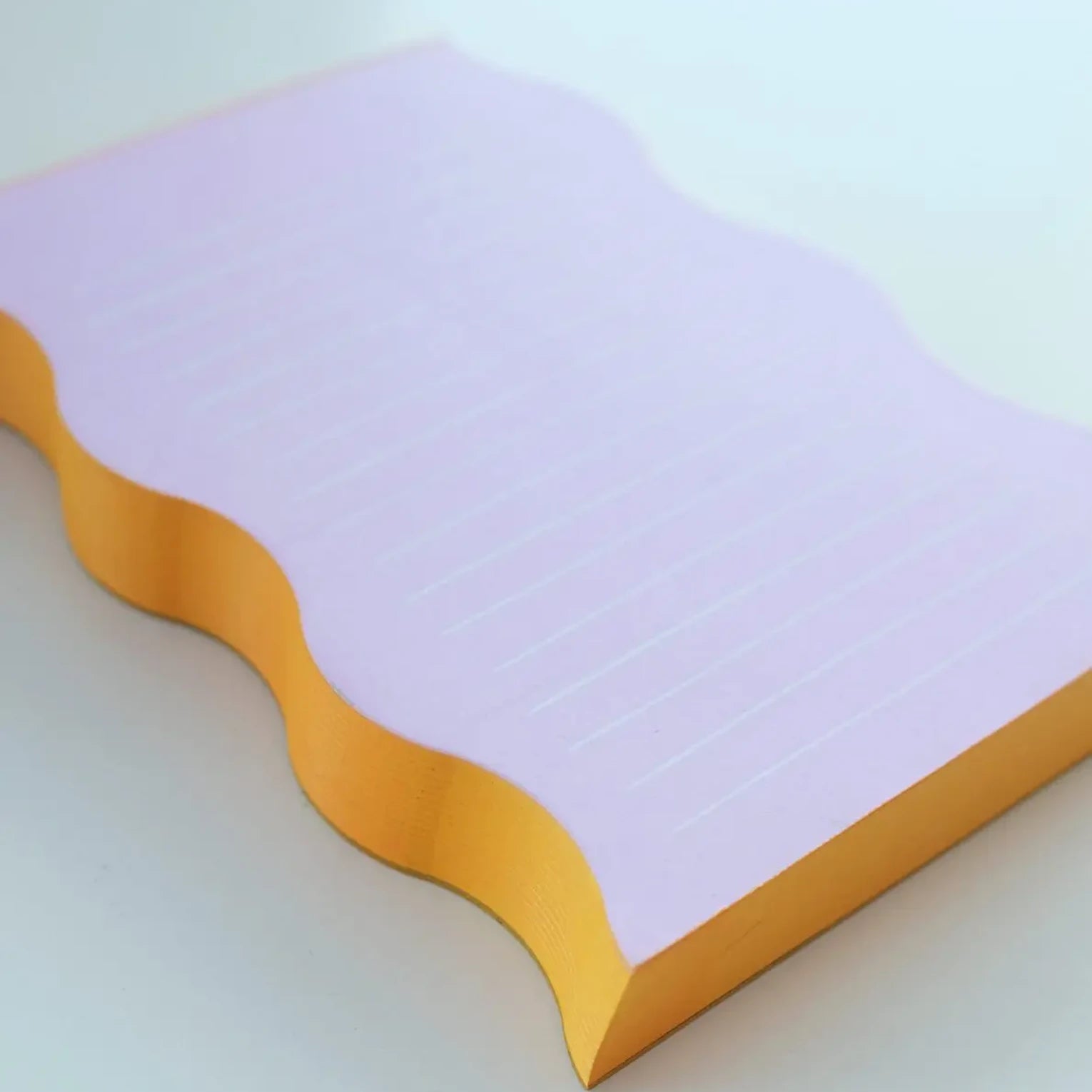 Wavy Shaped Lined Notepad - DIGS