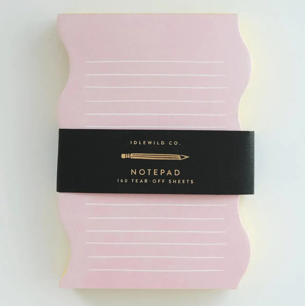 Wavy Shaped Lined Notepad - DIGS