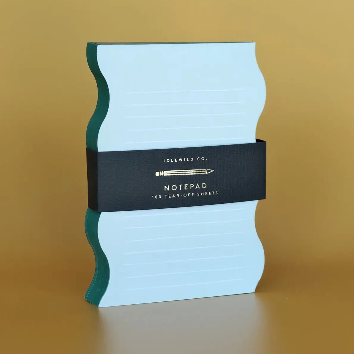 Wavy Shaped Lined Notepad - DIGS