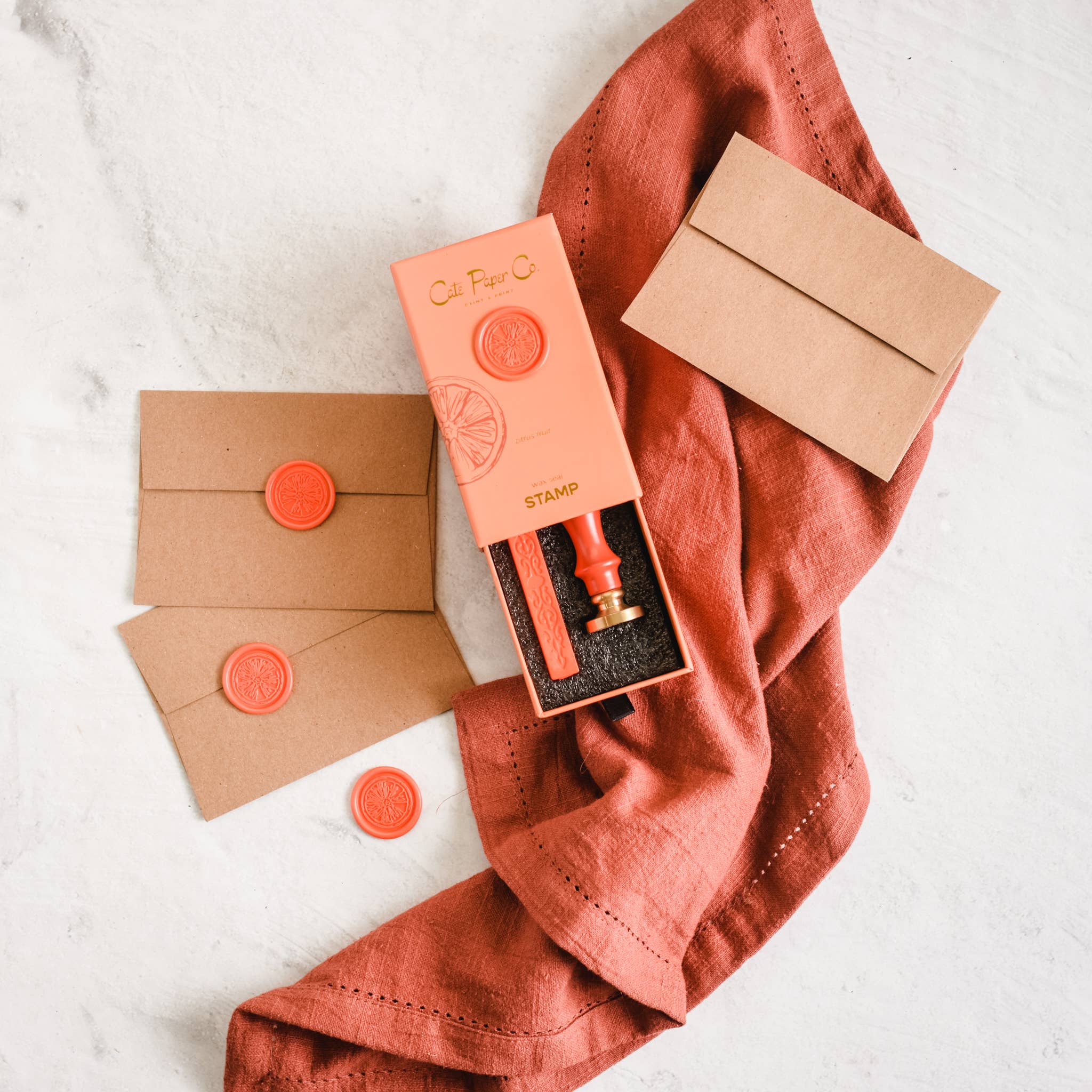 Wax Seal Stamp and Wax Stick Set - DIGS