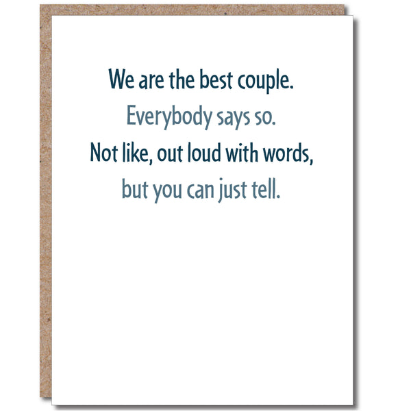 We Are The Best Couple Card - DIGS