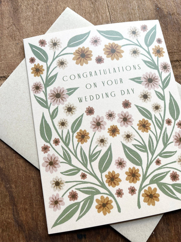 Wedding Congratulations Card - DIGS
