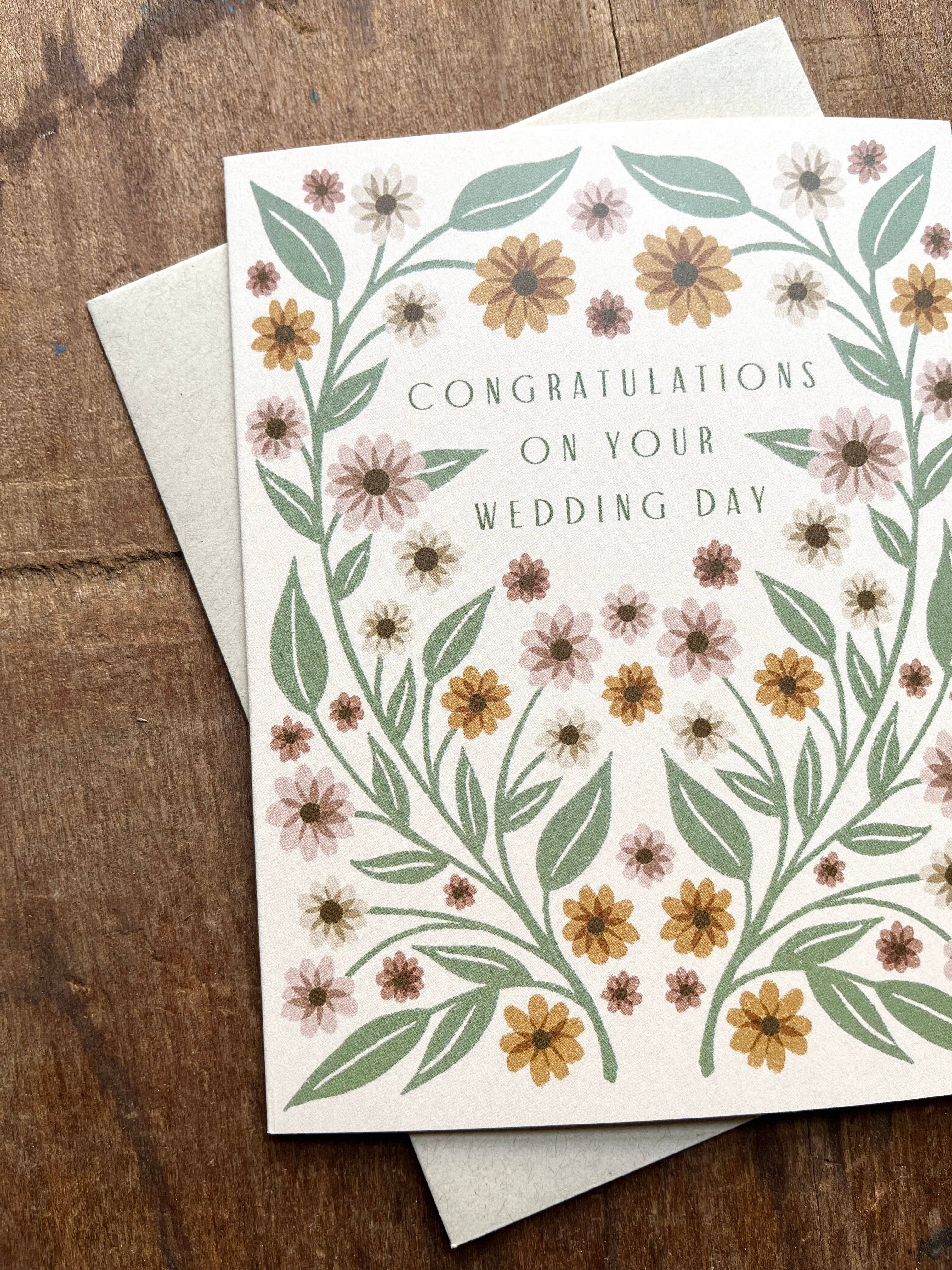 Wedding Congratulations Card - DIGS