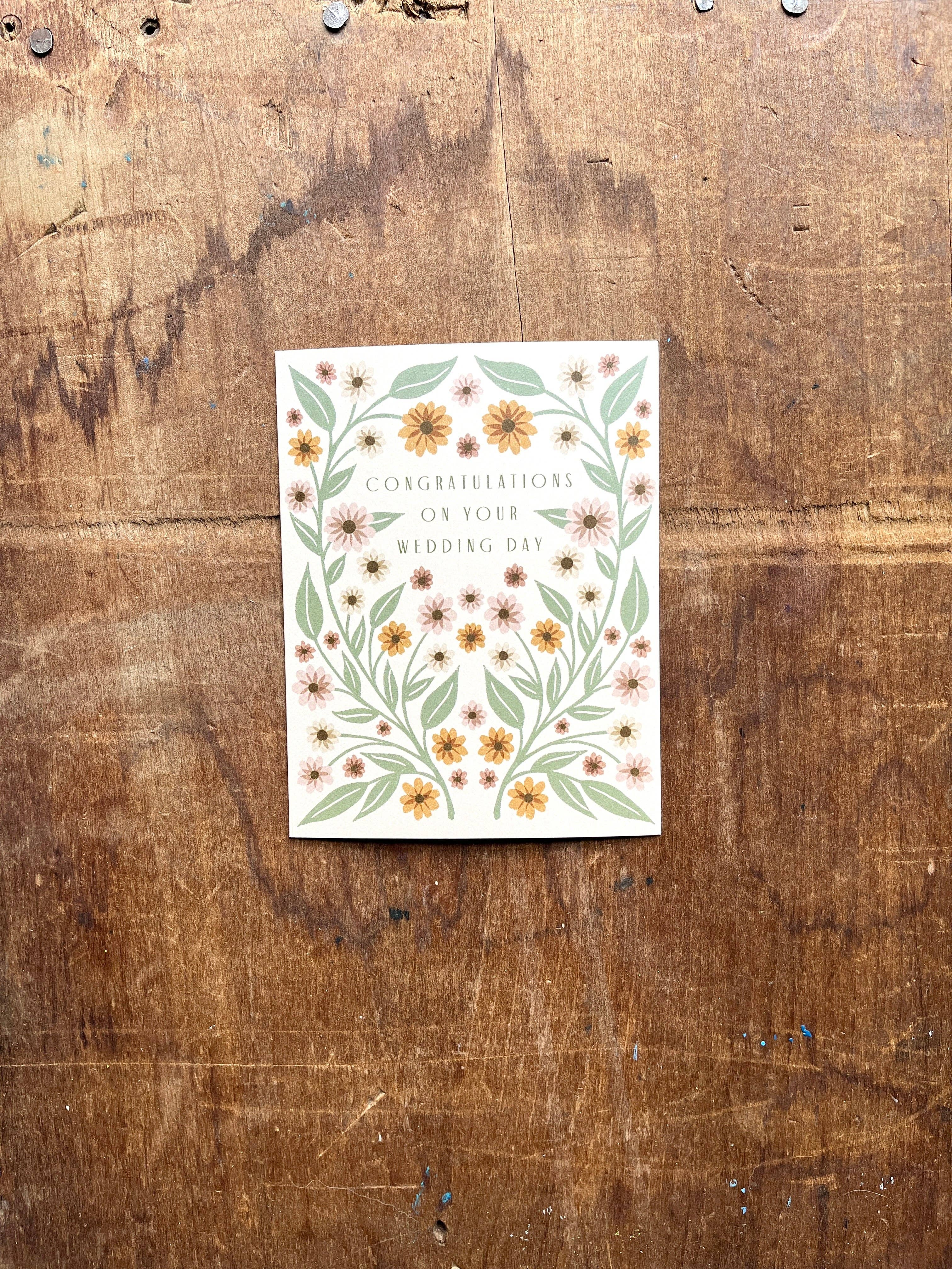 Wedding Congratulations Card - DIGS