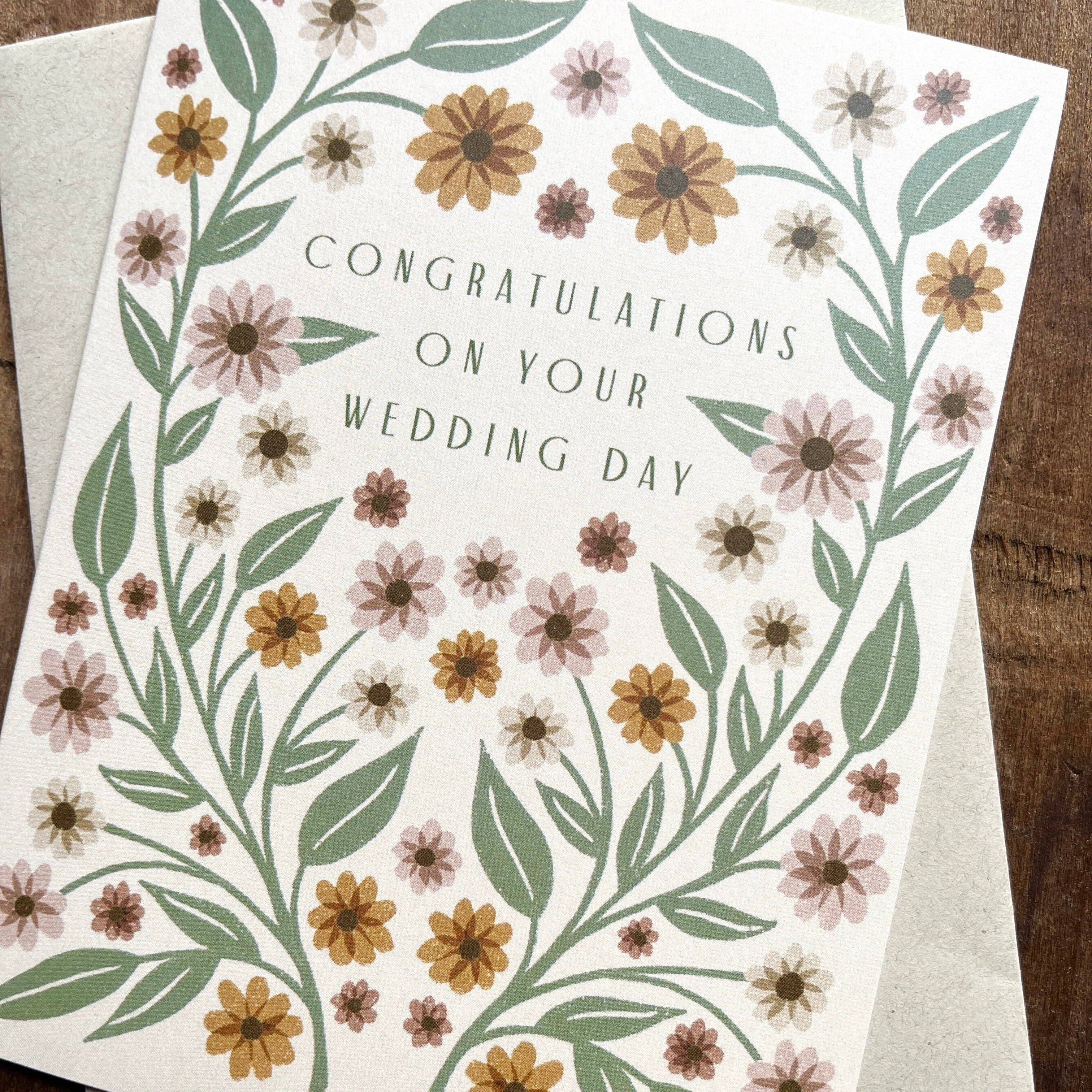 Wedding Congratulations Card - DIGS